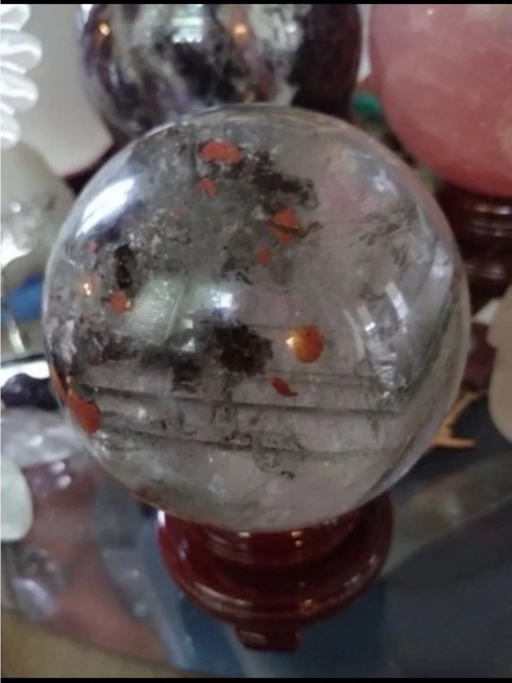 Garden Quartz Sphere 2lbs 9.2oz Gorgeous